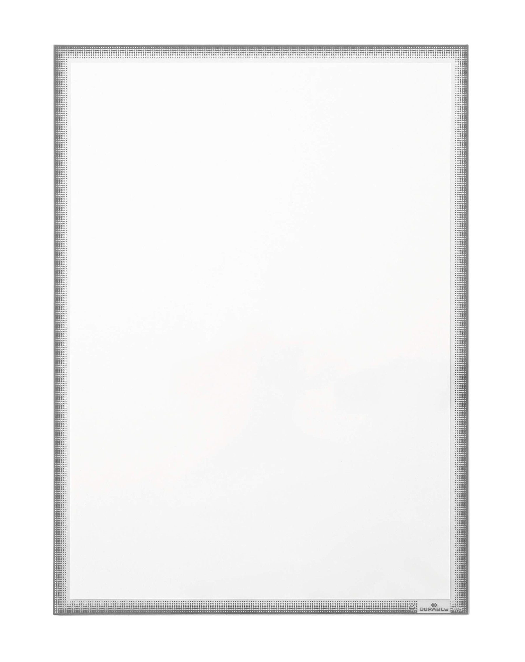 Durable Static Cling UV Info Pocket Signage for Glass | A3 Grey