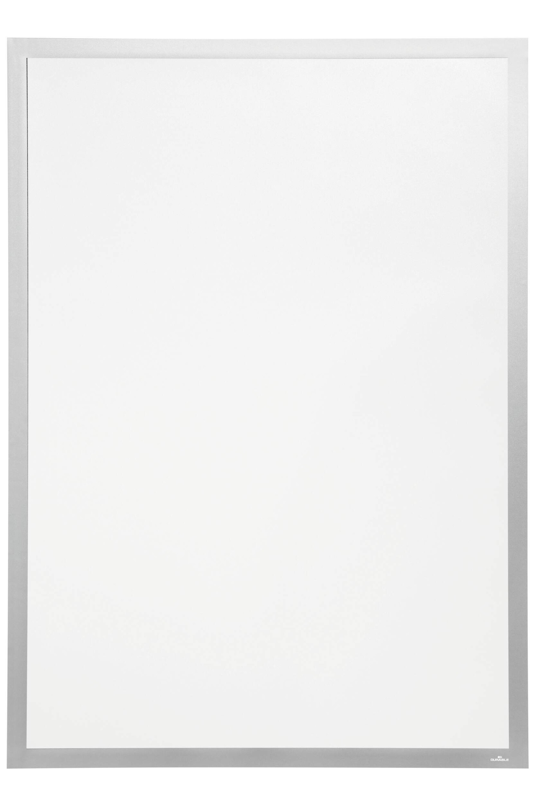 Durable DURAFRAME UV Poster Adhesive Magnetic Signage Frame | 70x100 cm | Silver