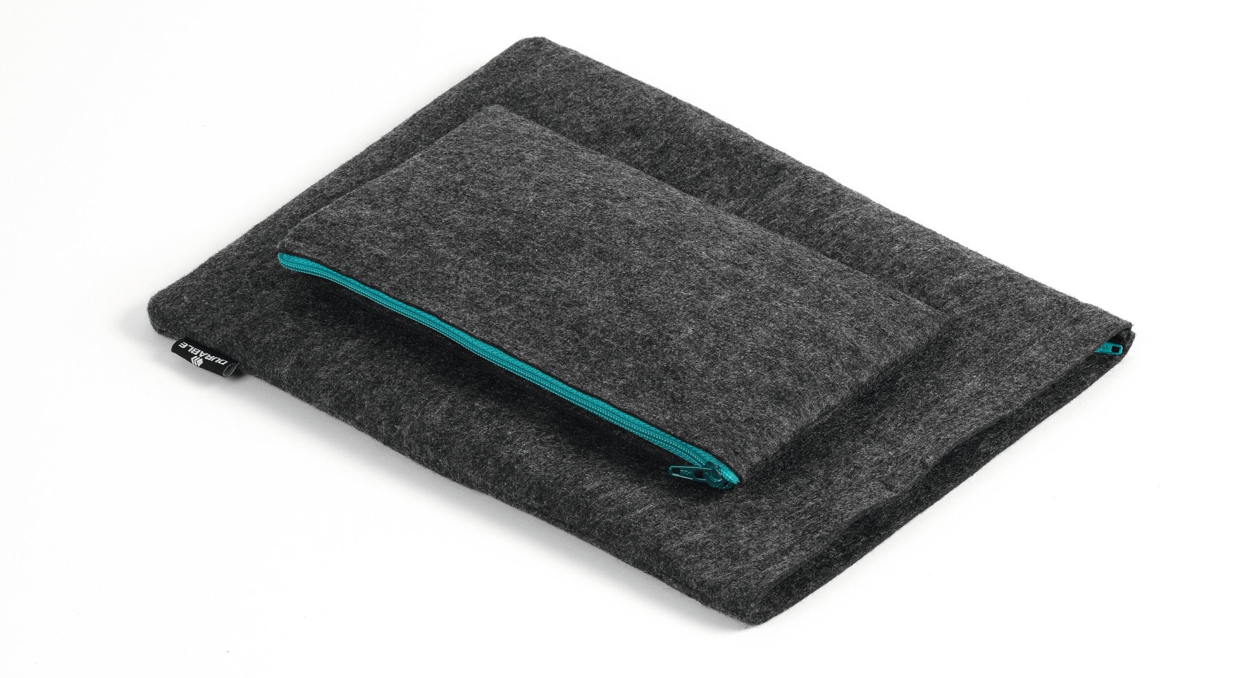 Durable Recycled Felt Laptop MacBook Bag Case Sleeve | 13 | Teal