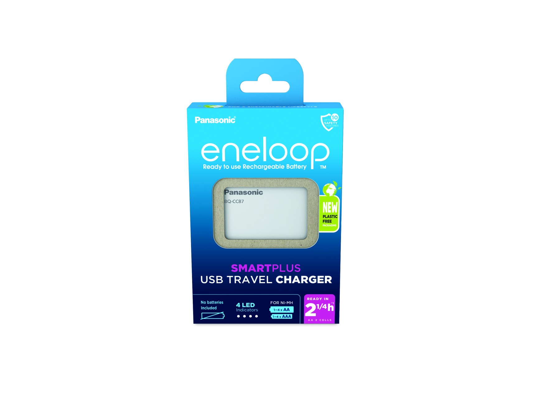 Eneloop Smart+USB Travel Charger CC87
