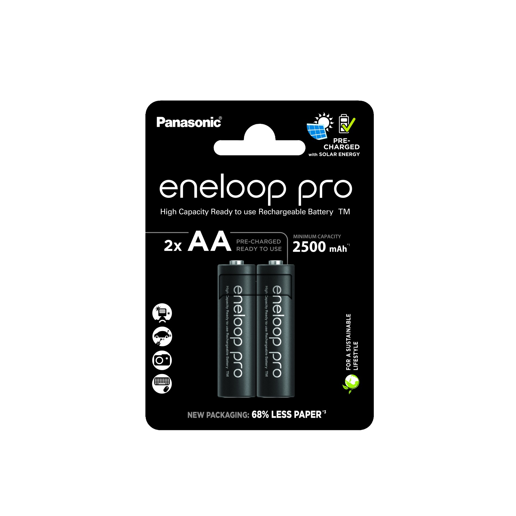 PK2 Eneloop Pro AA 2500 mAh