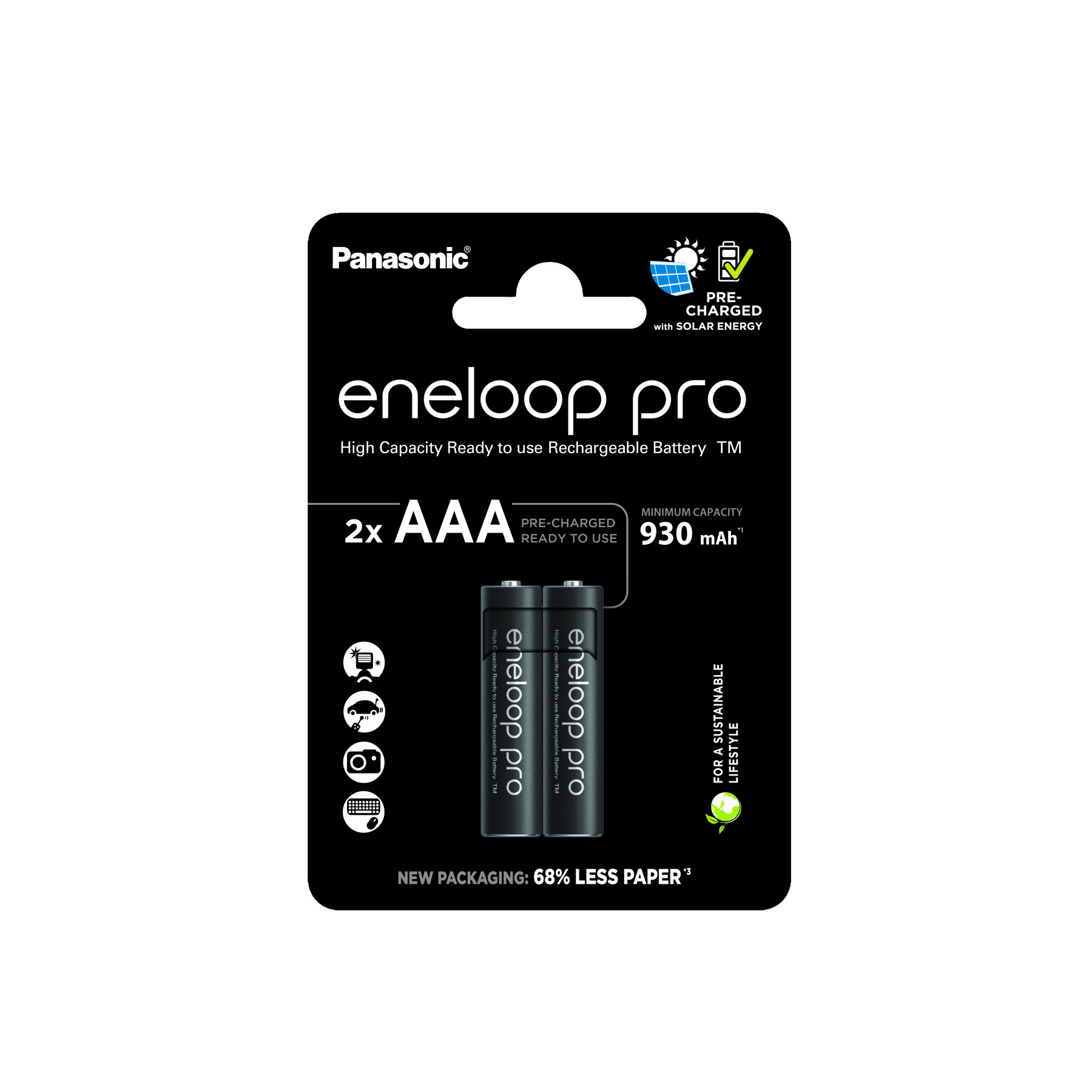 PK2 Eneloop Pro AAA 930 mAh