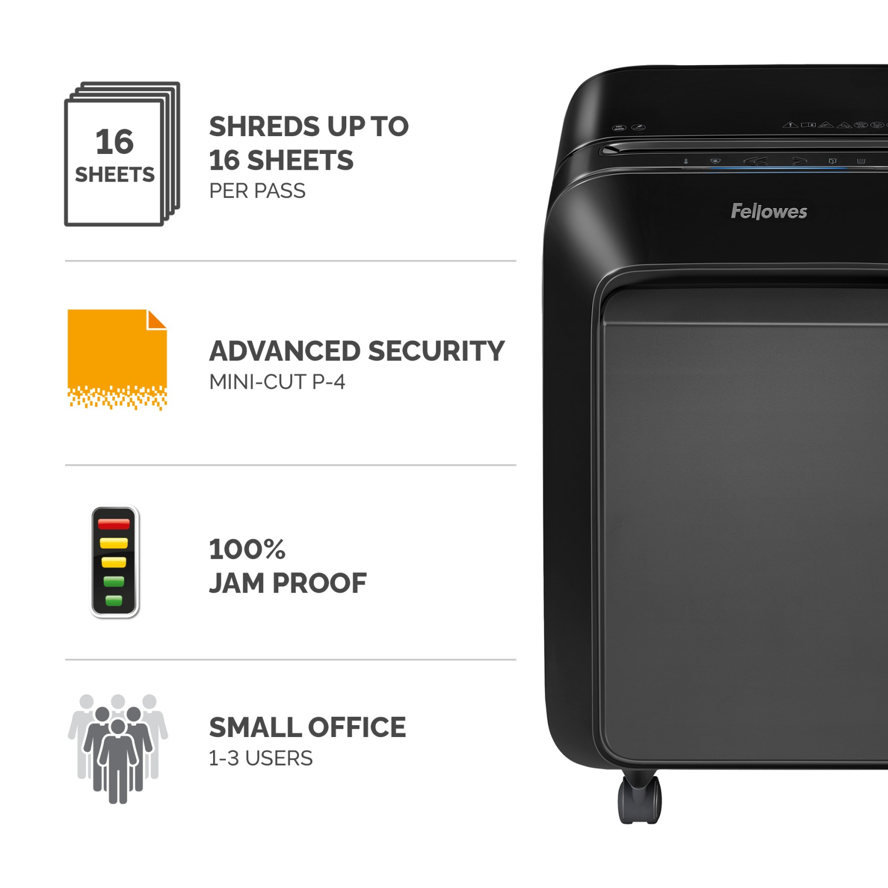 POWERSHRED LX210 BLACK SHREDDER