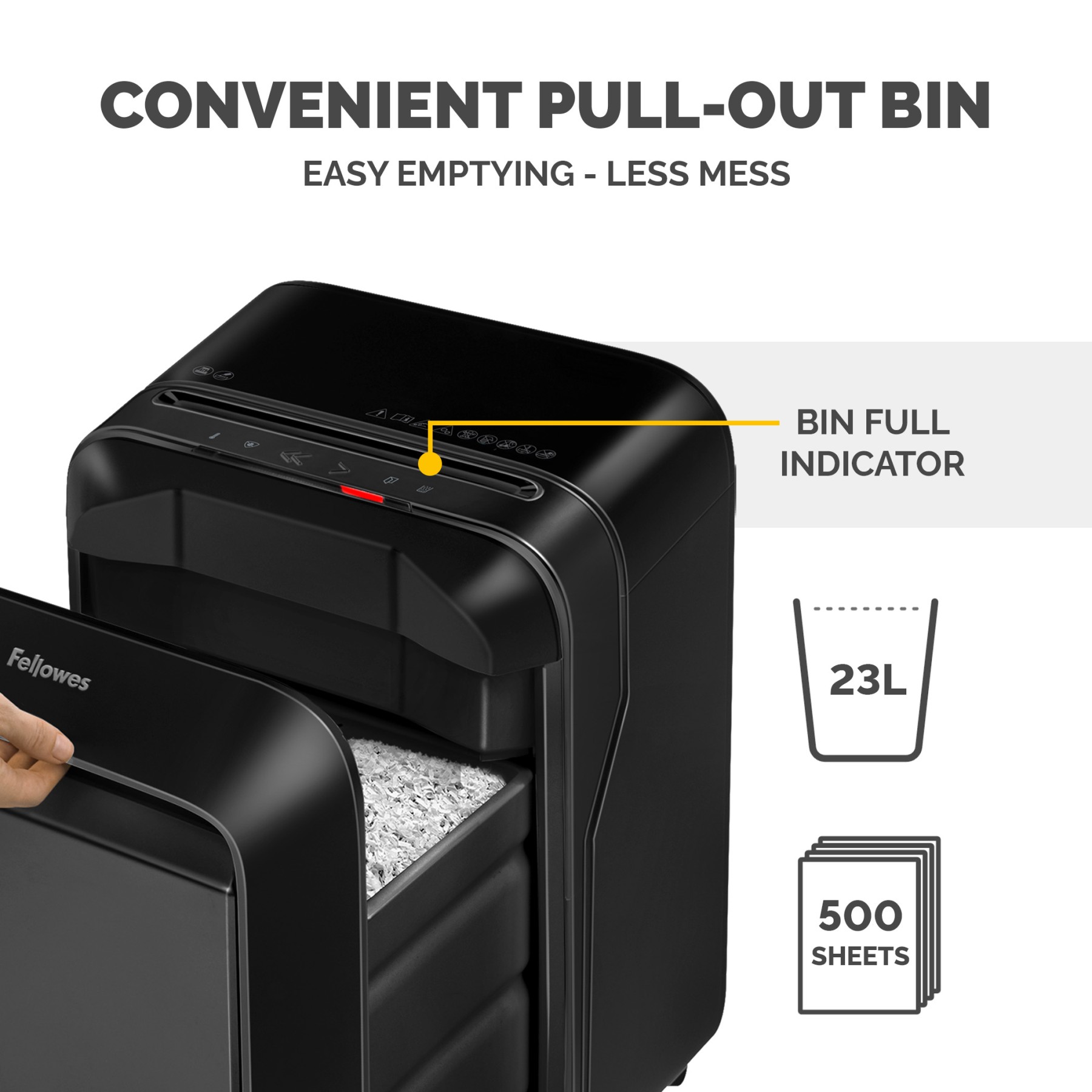 POWERSHRED LX210 BLACK SHREDDER