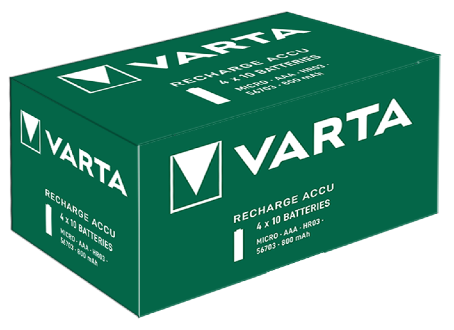 VARTA Rechargeable Batteries Power AAA 800mAh OEM