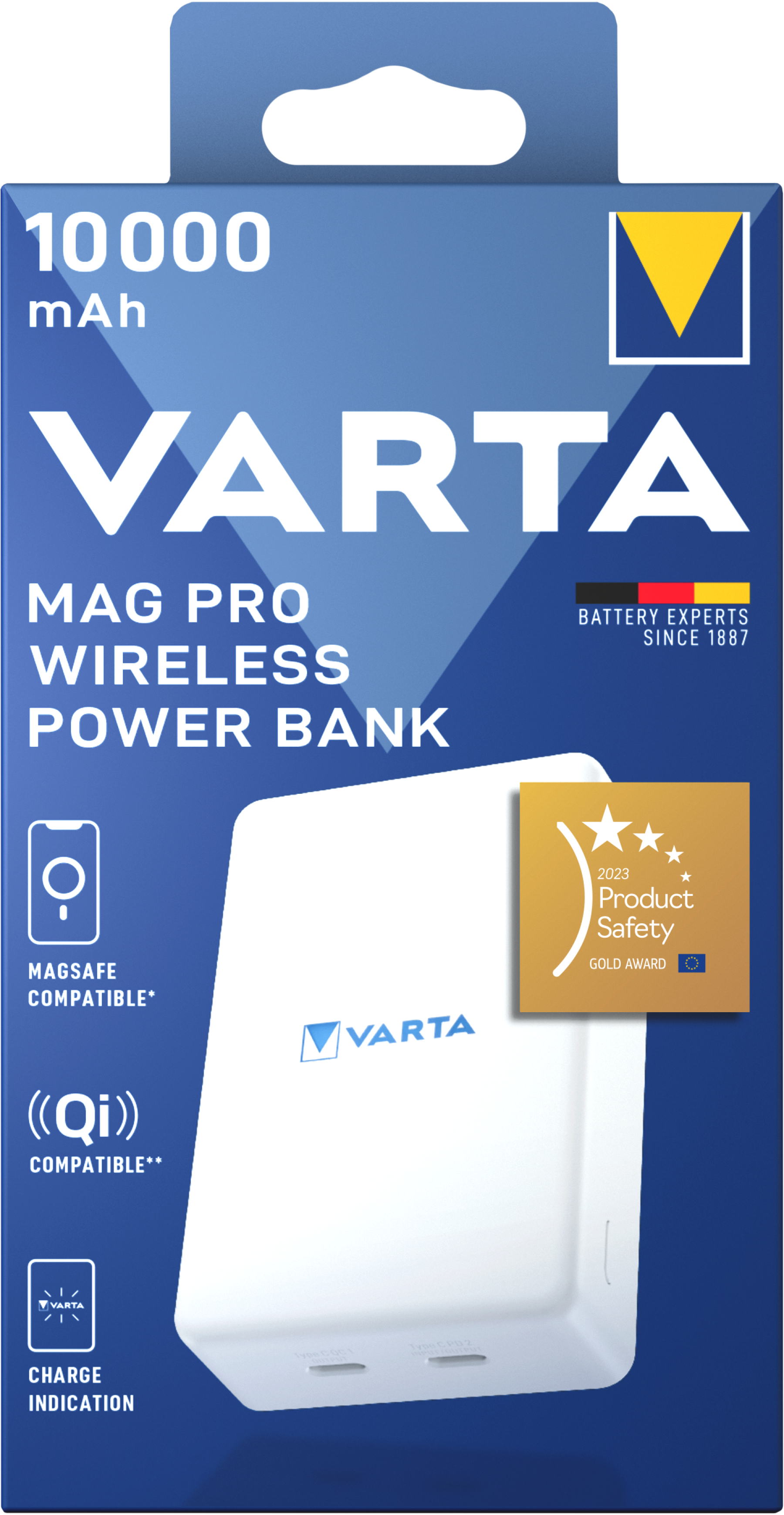 VARTA Powerbank Mag Pro Wireless 10000mAh White 