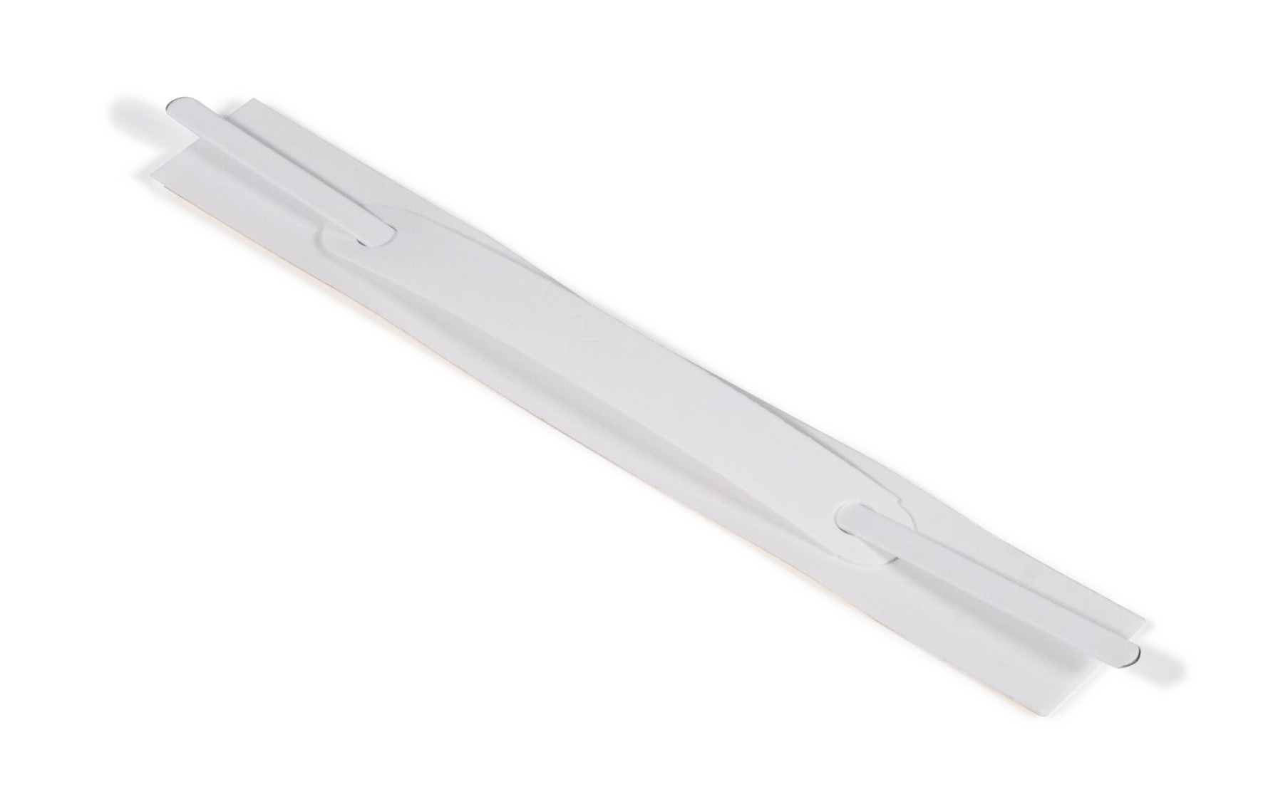 Durable FLEXIFIX Self-Adhesive Filing Strip Binding Clip Bar | 100 Pack | White