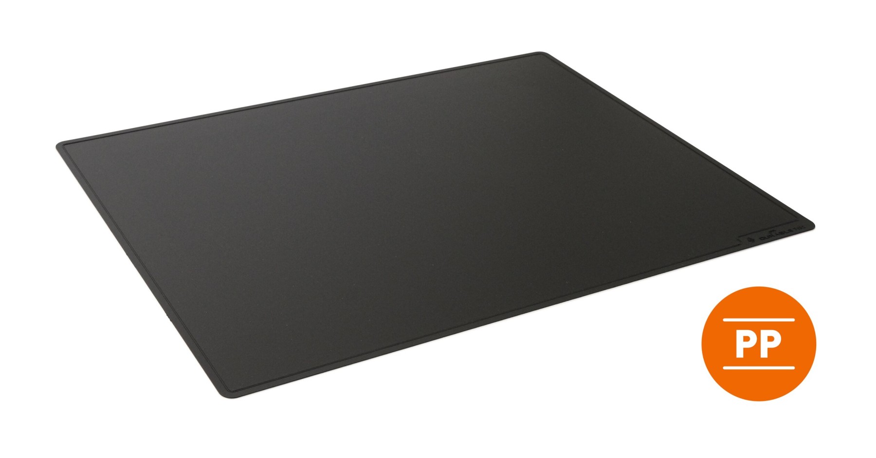 Durable Smooth Non-Slip Desk Mat Laptop PC Keyboard Mouse Pad | 53x40 cm | Black