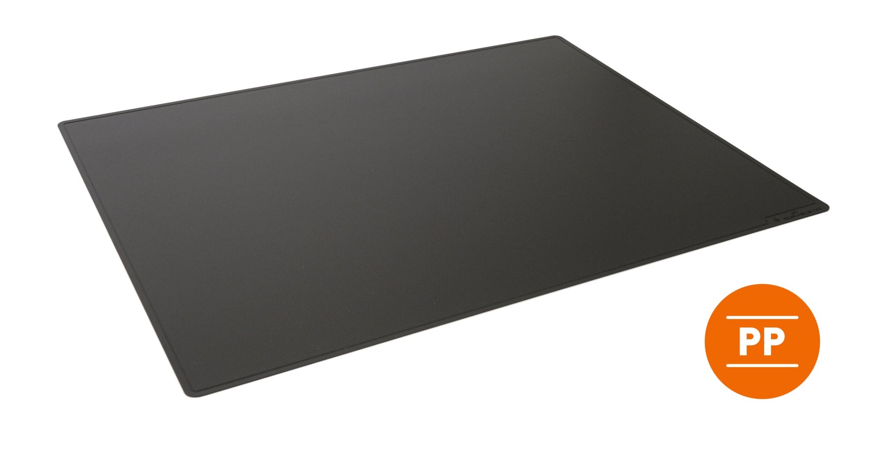 Durable Smooth Non-Slip Desk Mat Laptop PC Keyboard Mouse Pad | 65x50 cm | Black