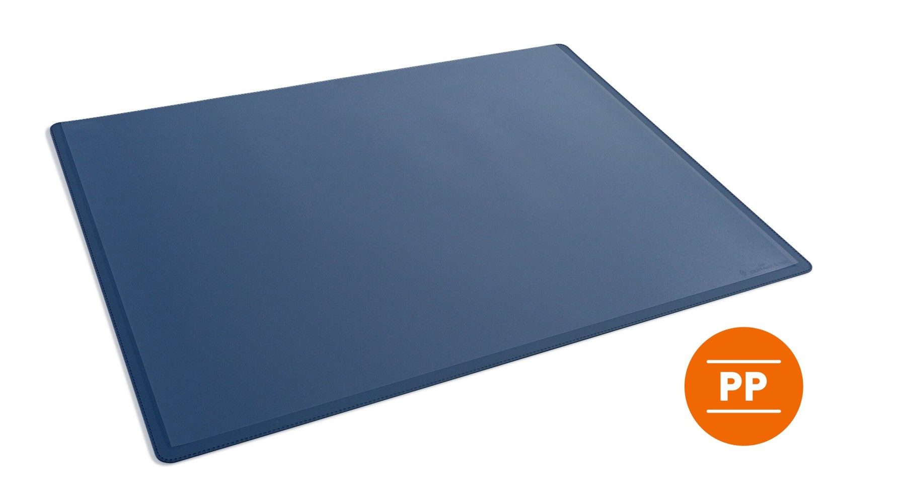 Durable Clear Overlay Non-Slip Desk Mat Notes Protector Pad | 53x40 cm | Blue