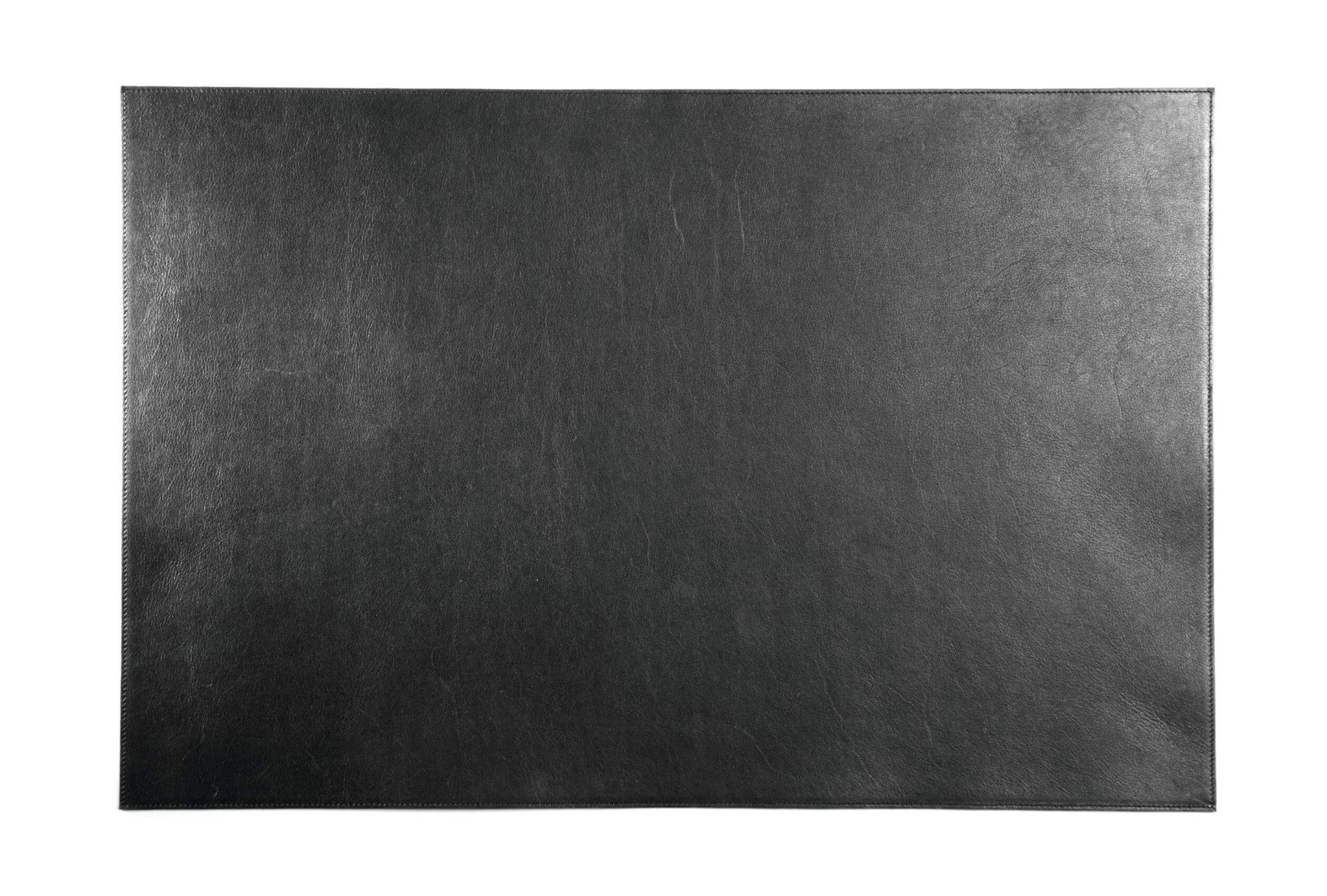 Durable Genuine Leather Non-Slip Desk Mat PC Keyboard Pad | 65x45 cm | Black