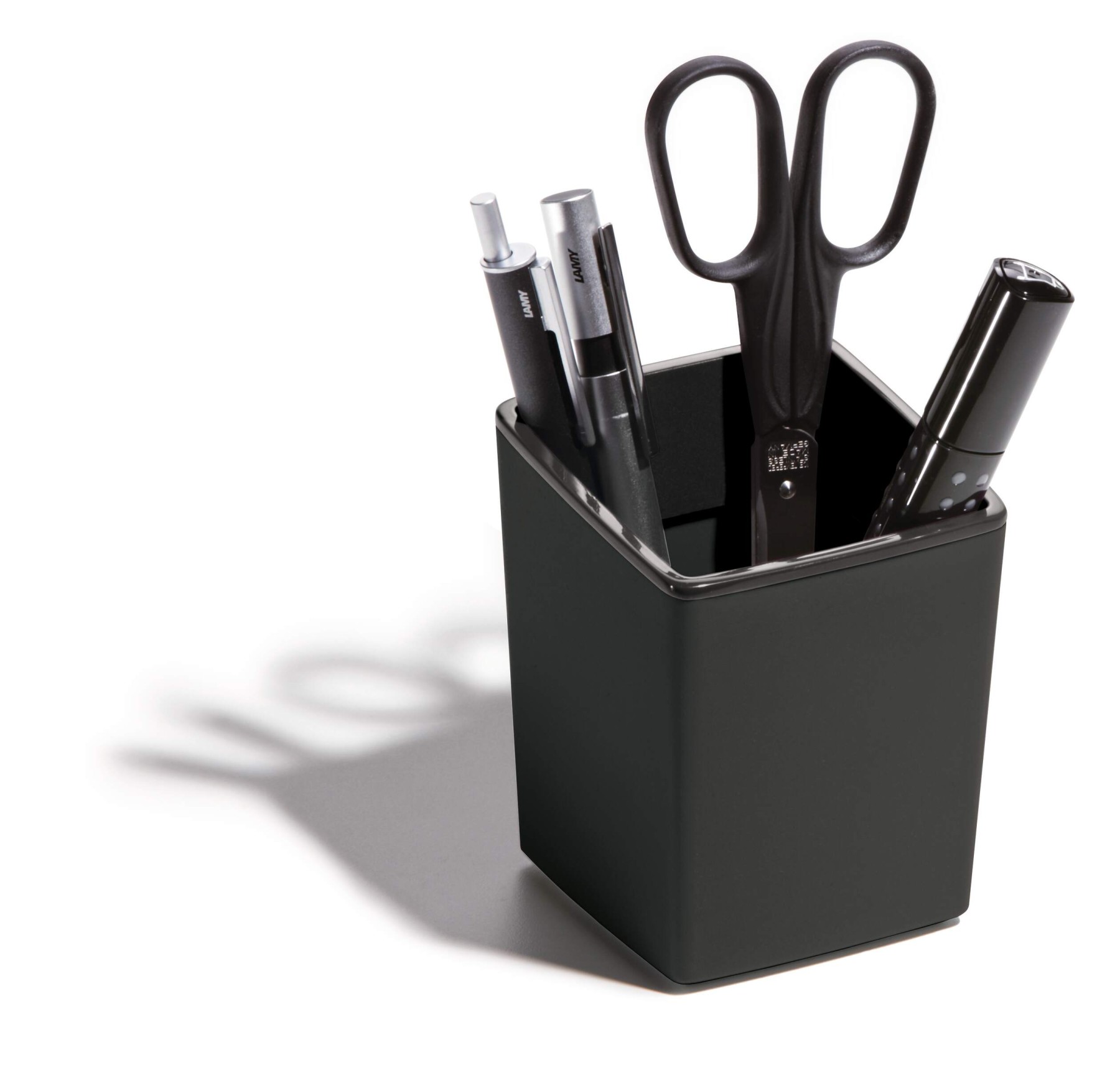 Durable VARICOLOR Pen Pot Pencil Holder Desk Tidy Organiser Cup | Grey