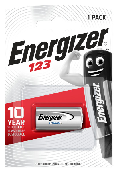 Energizer Lithium Photo 123 Battery Pack of 1