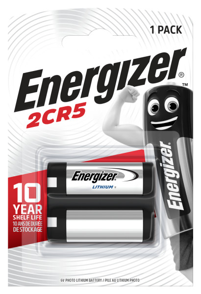 Energizer Lithium Photo 2CR5 Battery Pack of 1