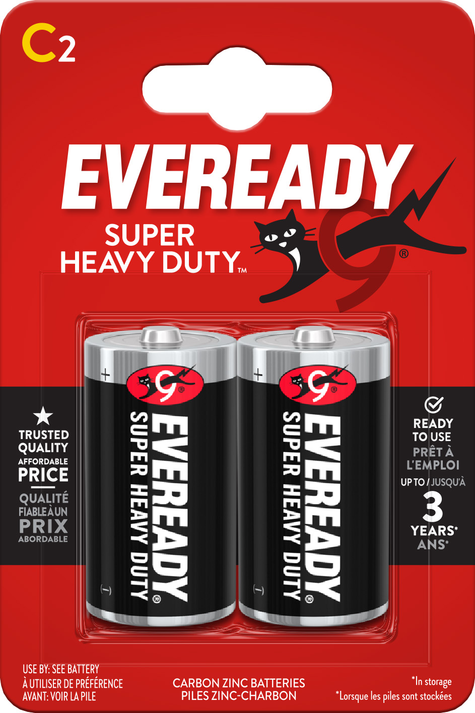 Eveready SHD C Battery Pack of 2