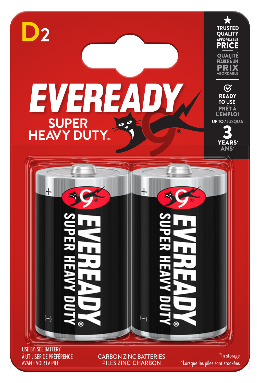 Eveready SHD D Battery Pack of 2