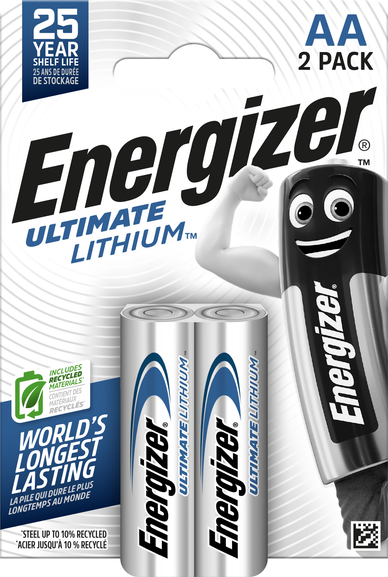 Energizer Lithium AA Battery Pack of 2