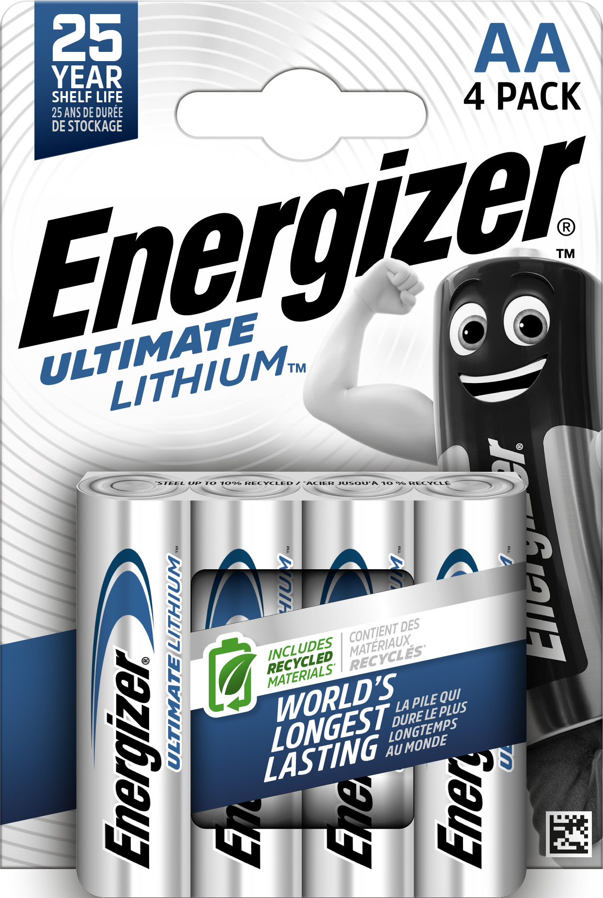 Energizer Lithium AA Battery Pack of 4