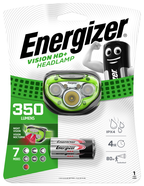 Energizer Vision HD+ LED 3AAA Headlight