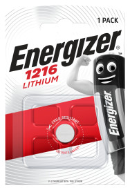 Energizer Lithium CR1216 Coin Cell Pack of 1