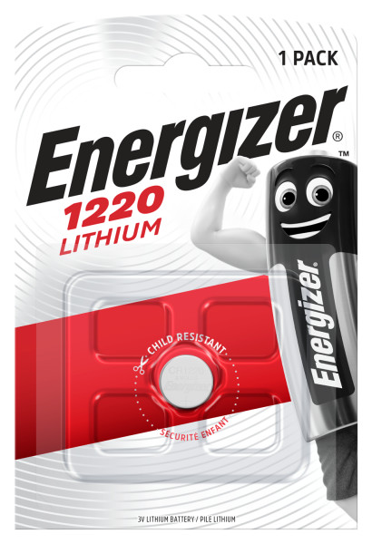 Energizer Lithium CR1220 Coin Cell Pack of 1