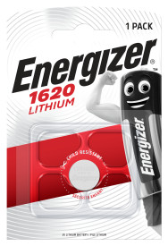 Energizer Lithium CR1620 Coin Cell Pack of 1