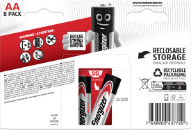 Energizer Max Alkaline AA Battery Pack of 8 