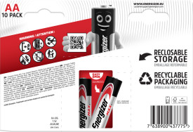 Energizer Max Alkaline AA Battery Pack of 10