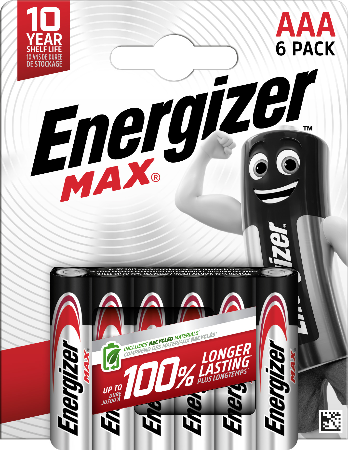 Energizer Max Alkaline AAA Battery Pack of 6