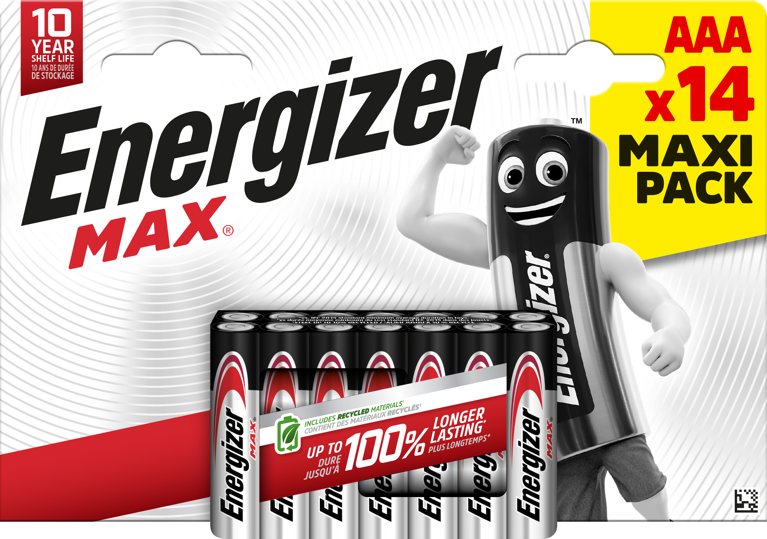 Energizer Max Alkaline AAA Battery Pack of 14