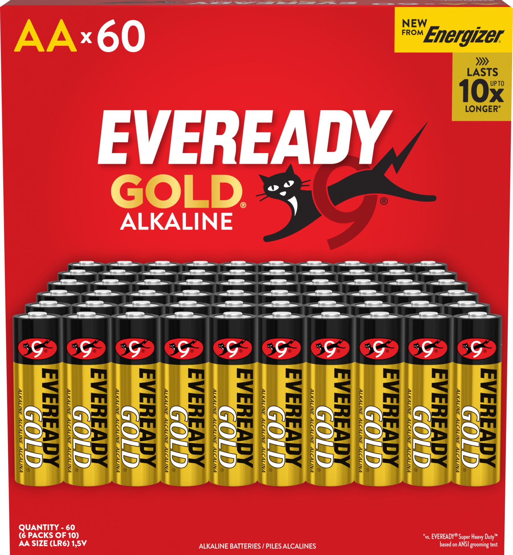 Eveready Gold Alkaline AA Pack of 60