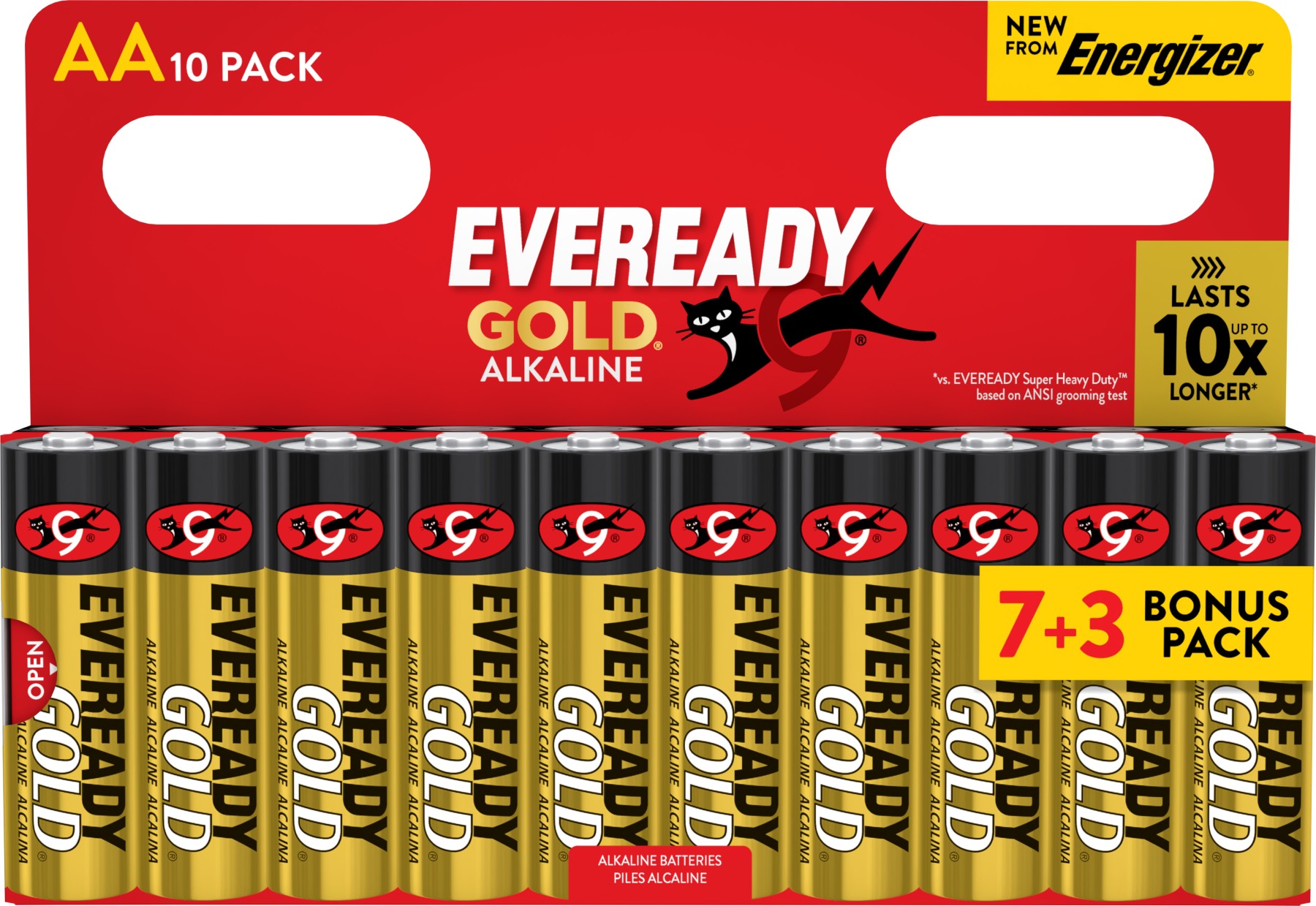 Eveready Gold AA Pack of 10 (7+3)