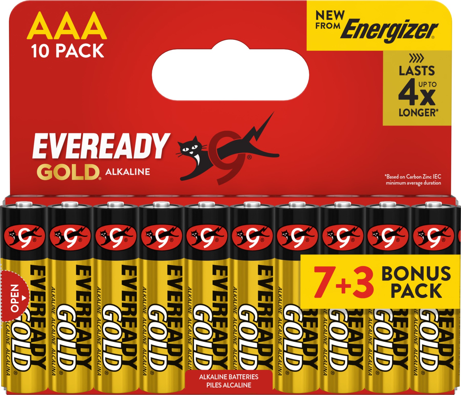 Eveready Gold AAA Pack of 10 (7+3)