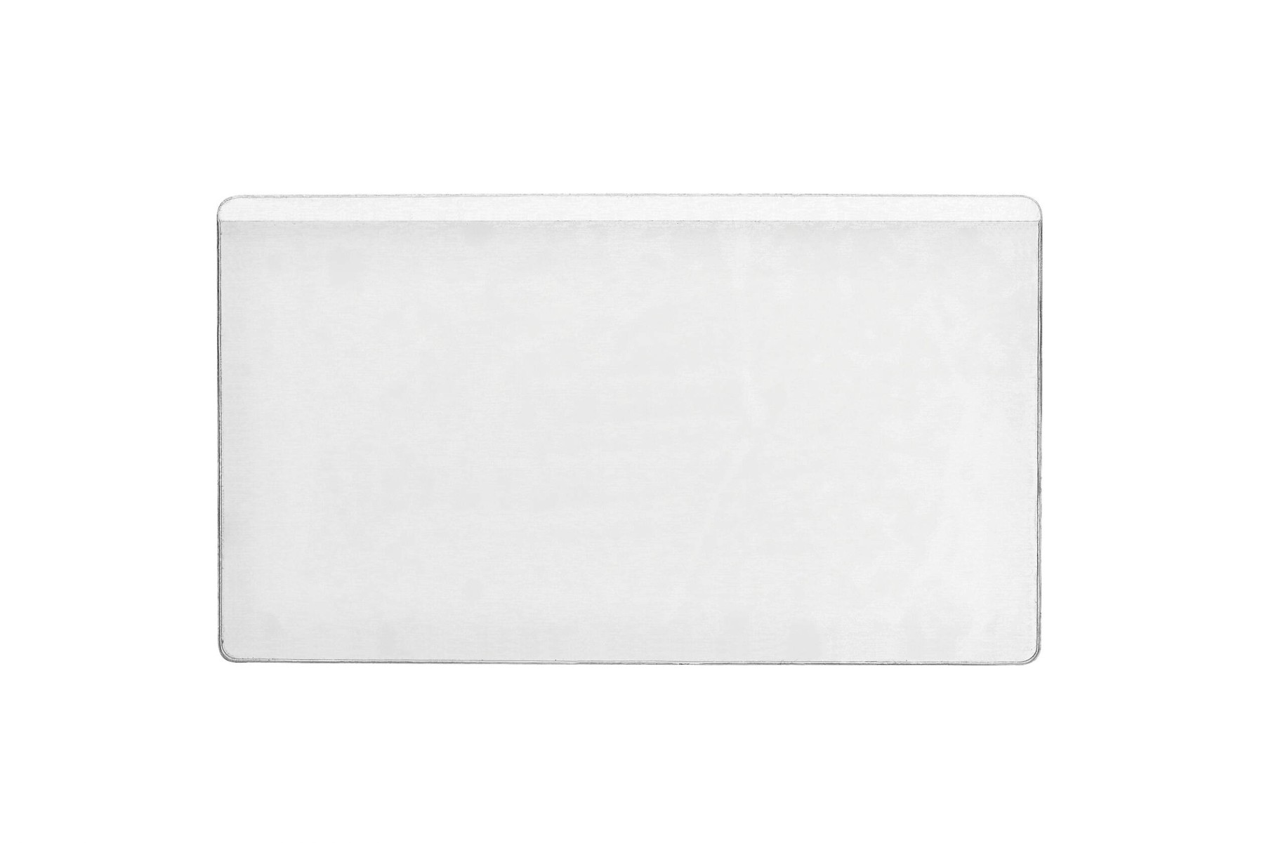 Durable POCKETFIX Self-Adhesive Clear Label Sleeve Pockets | 10 Pack | 105x65mm