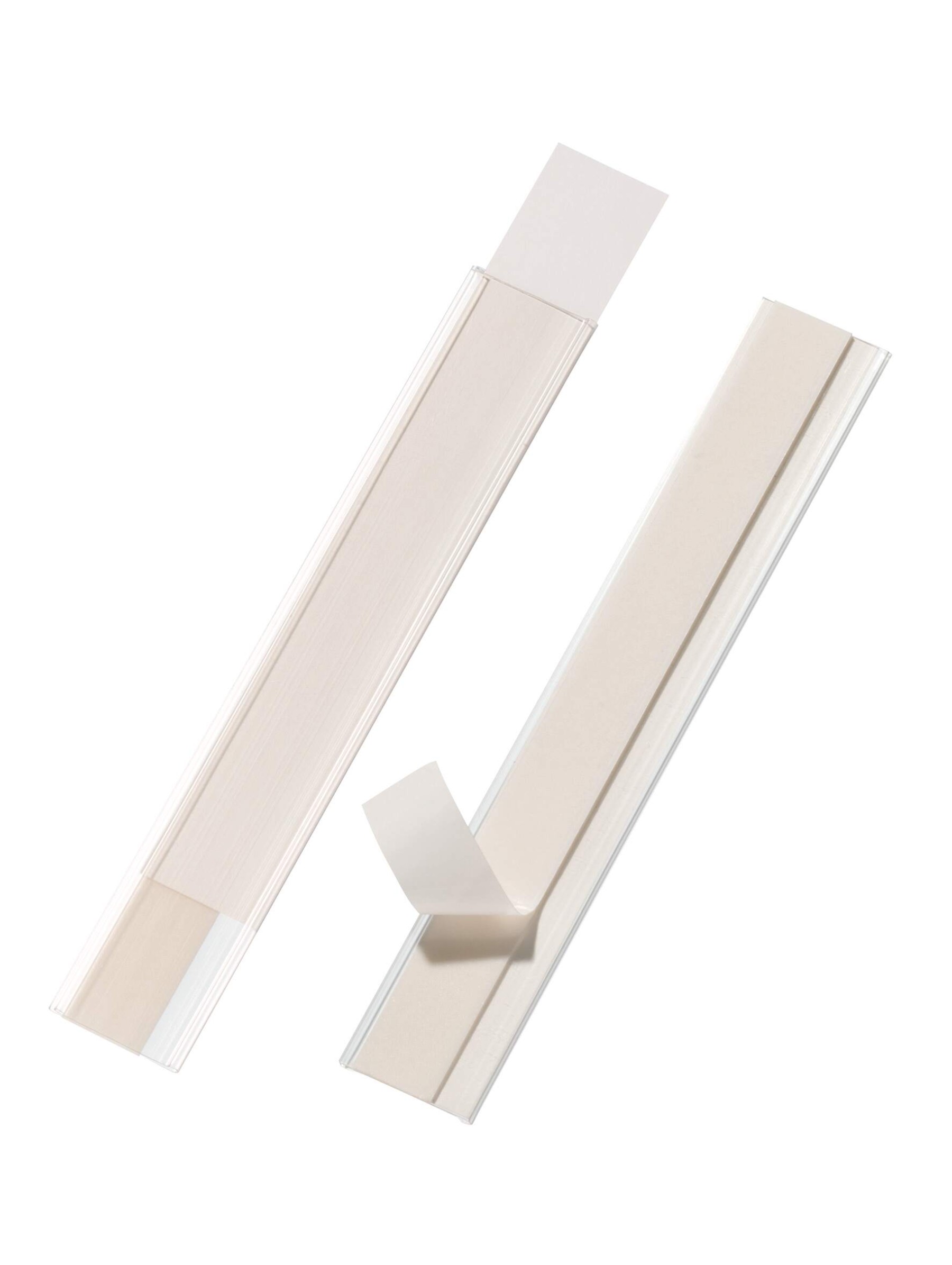 Durable SCANFIX Self-Adhesive EPOS Ticket Strip Holder | 50 Pack | 200 x 30mm
