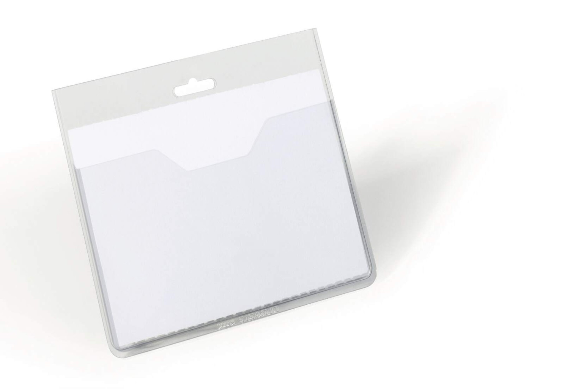Durable Name Badge ID Card Holders with Insert Cards | 20 Pack | 60 x 90mm