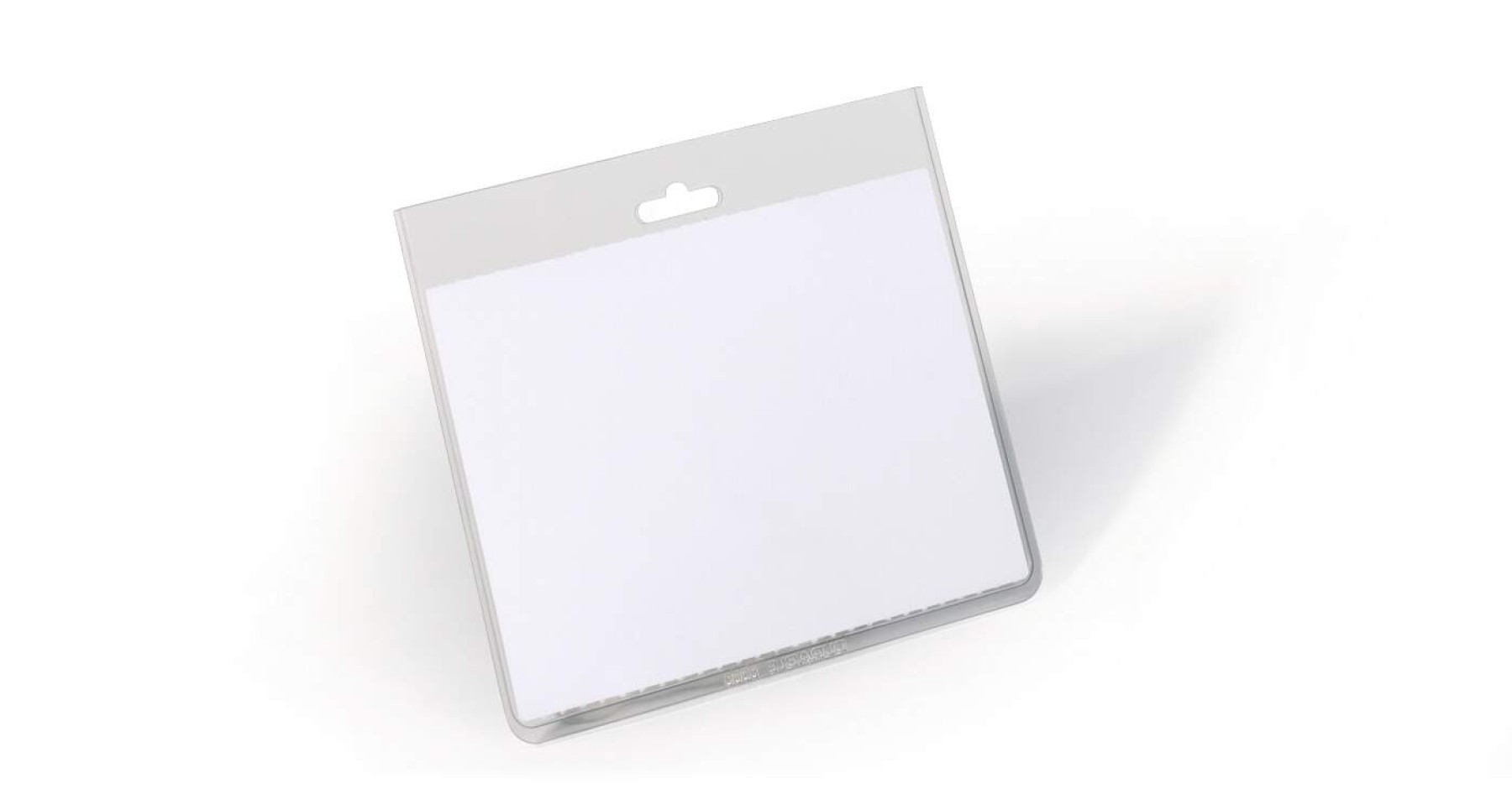 Durable Name Badge ID Card Holders with Insert Cards | 5 Pack | 60 x 90mm