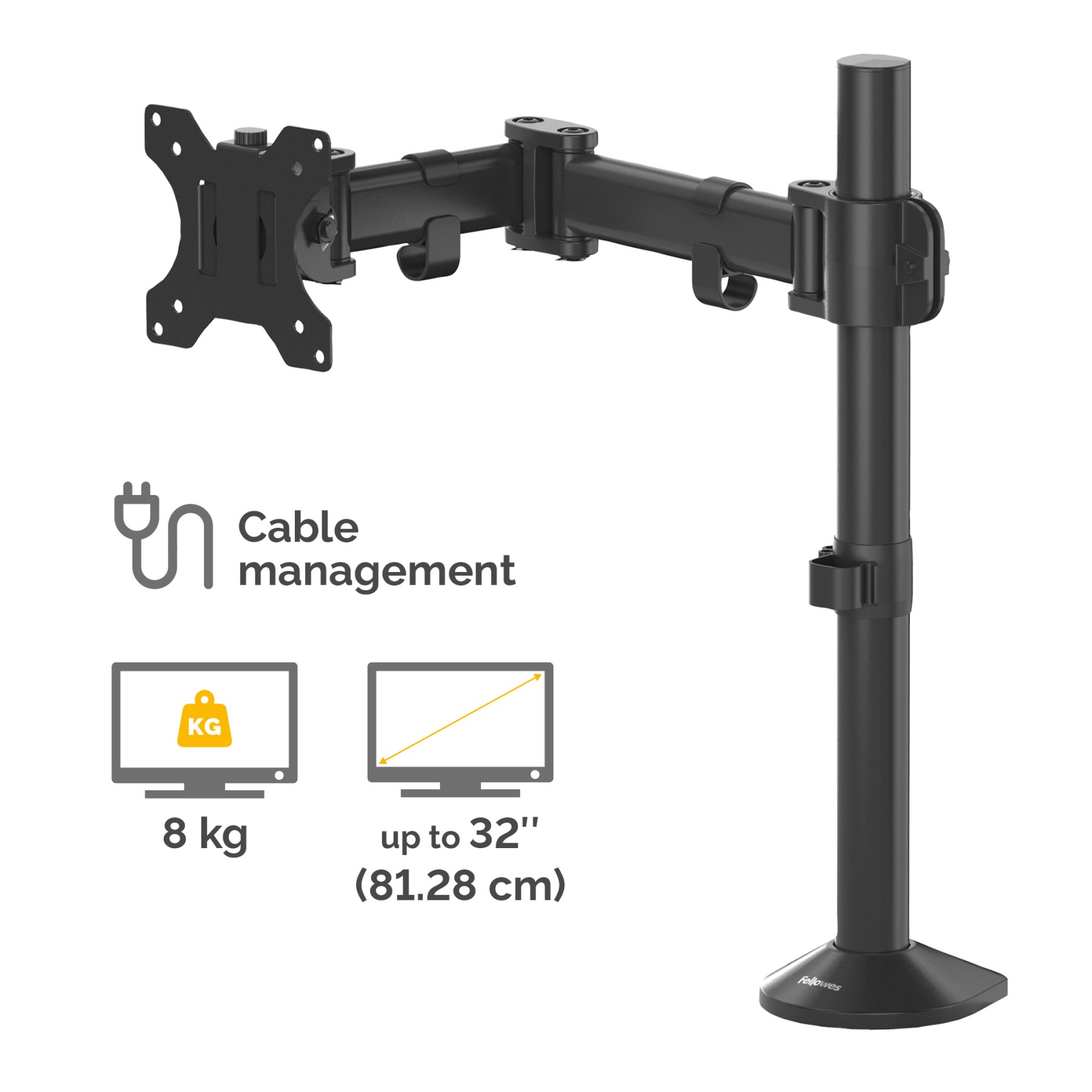 REFLEX SINGLE MONITOR ARM
