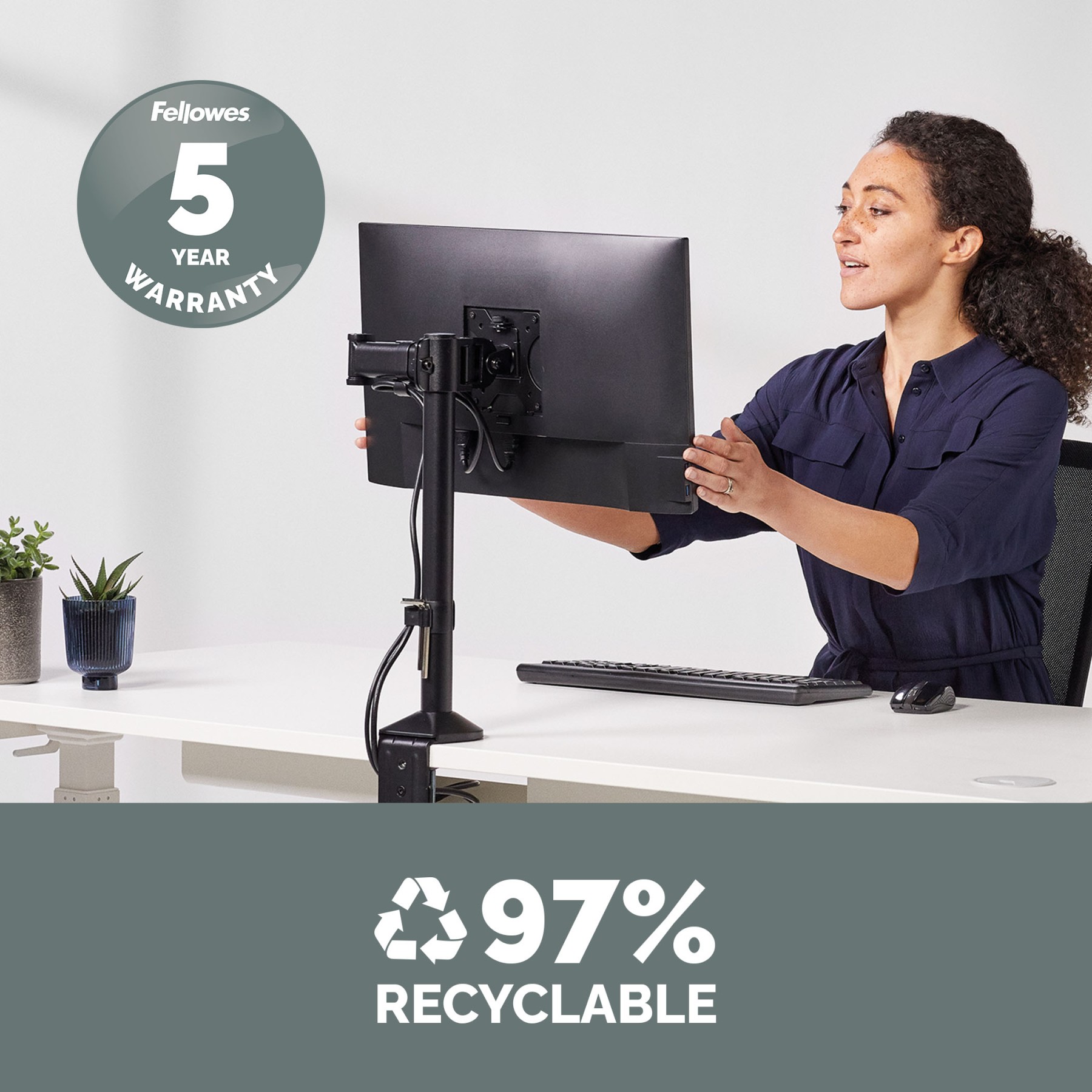 REFLEX SINGLE MONITOR ARM