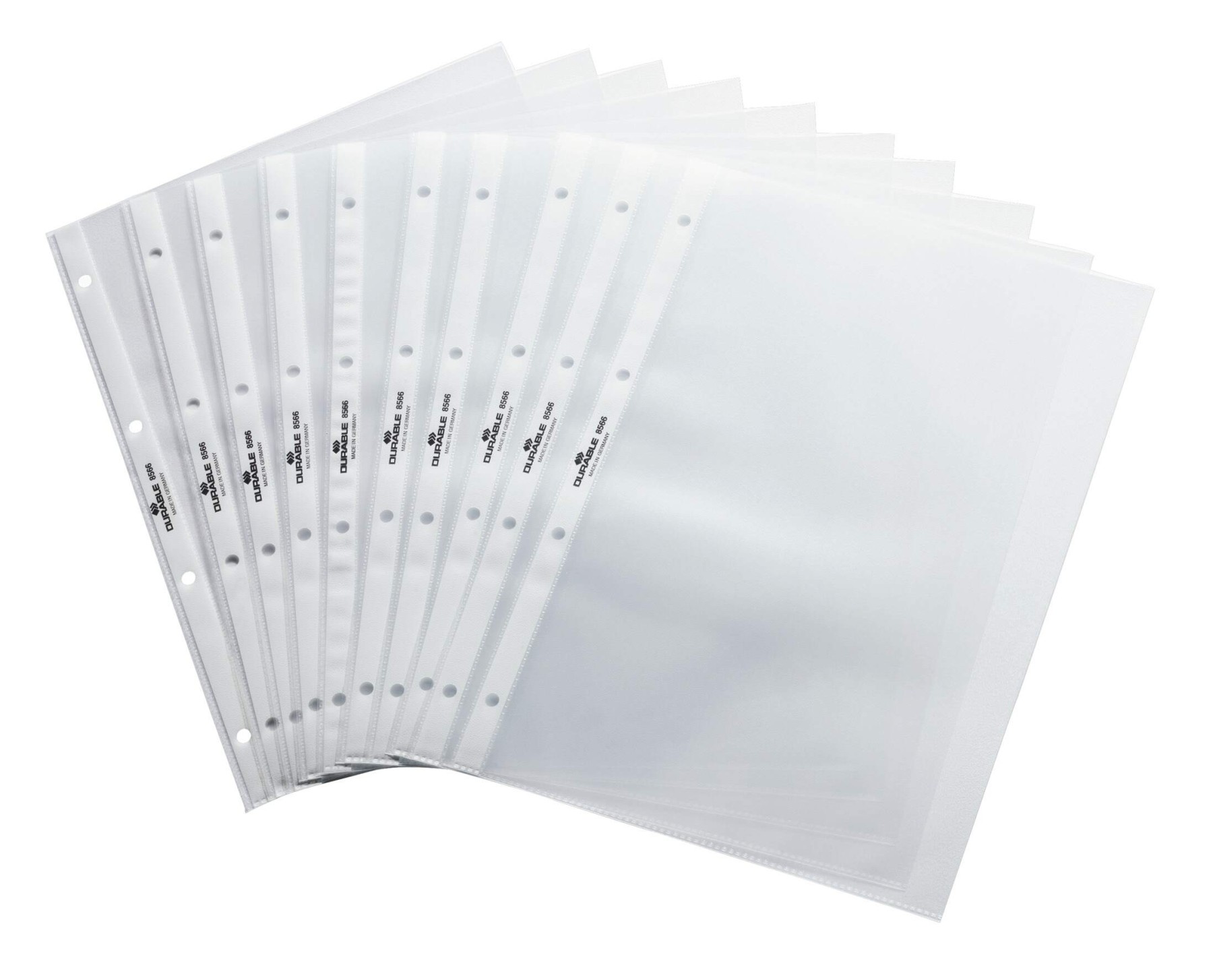 Durable Premium Punched Pockets for Table Flipcharts | 10 Pack | A4 Landscape
