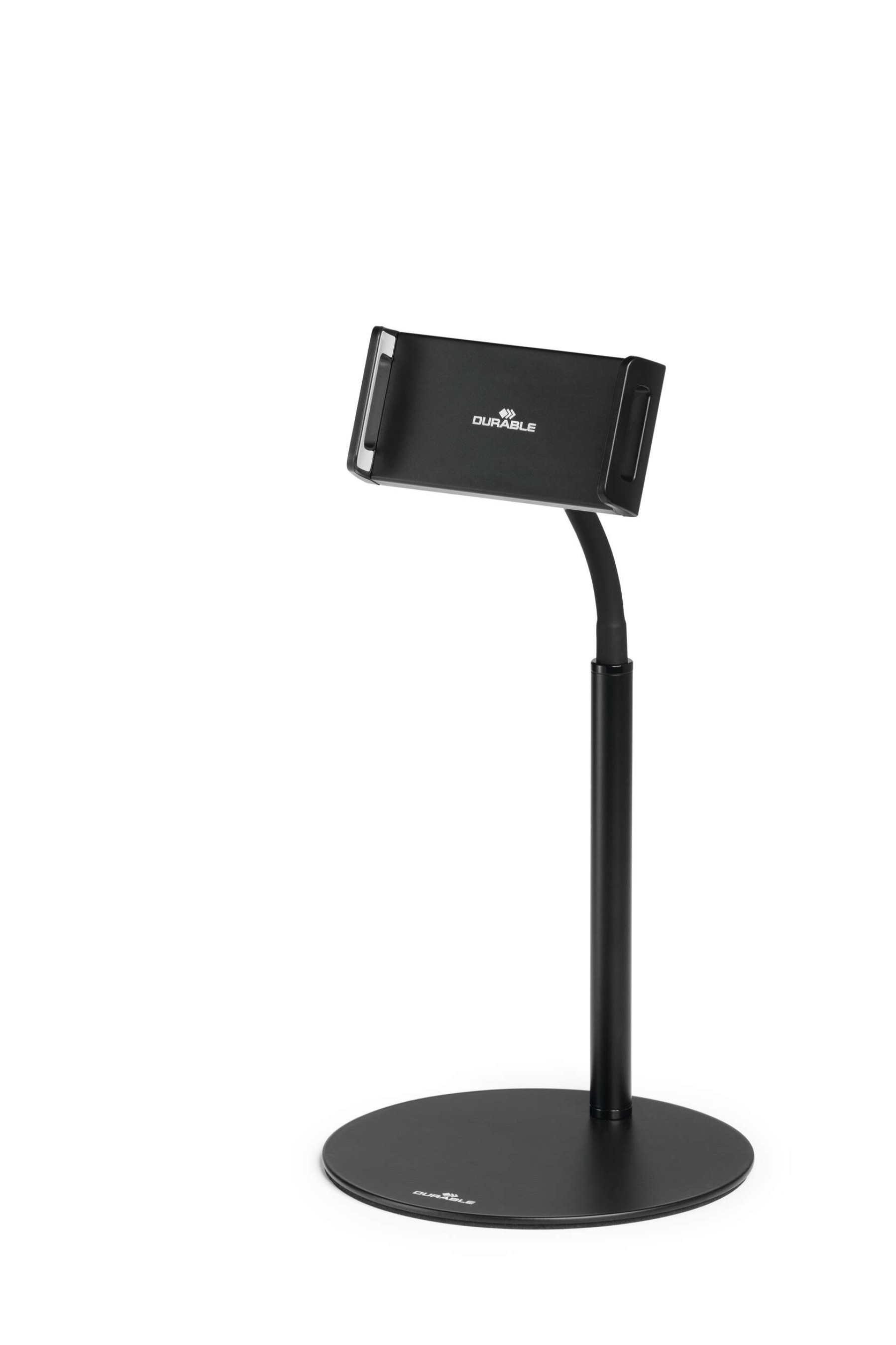 Durable TWIST 360 Gooseneck Tablet and Phone Holder iPad Desk Stand | Black