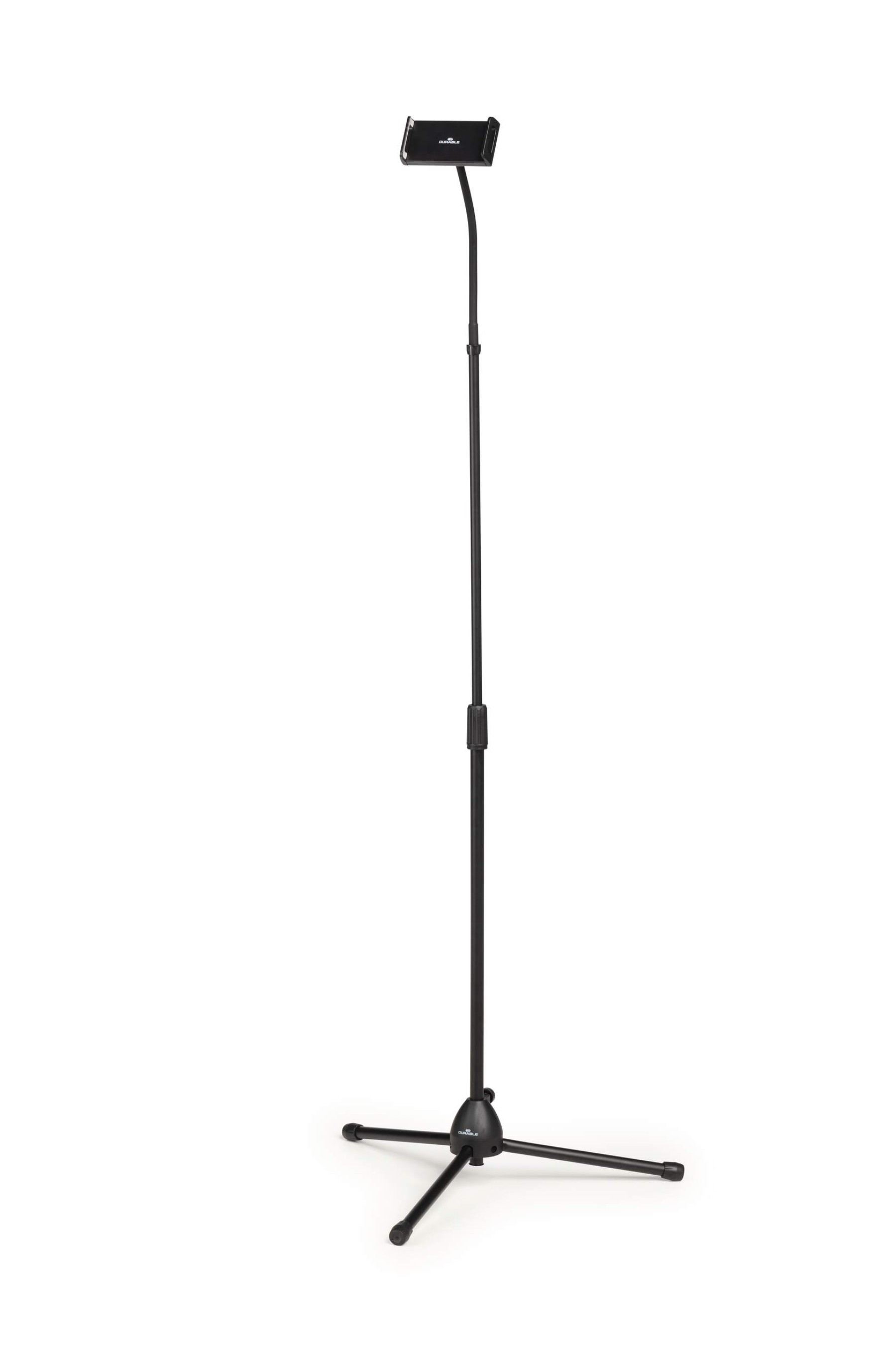 Durable TWIST 360 Gooseneck Tablet and Phone Holder iPad Tripod Stand | Black