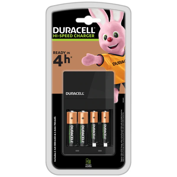 Duracell 4 Hour Battery Charger AA/AAA (CEF14)