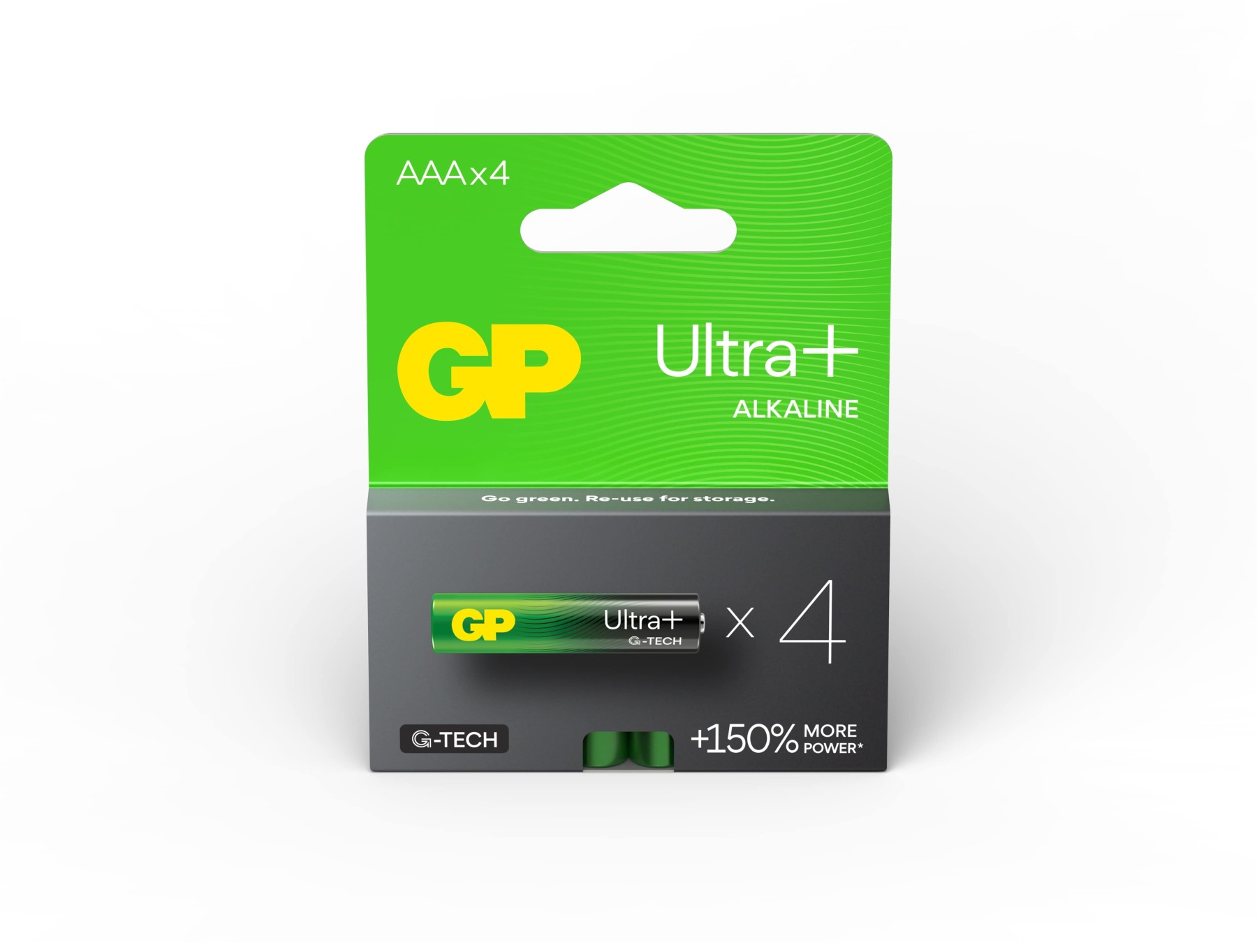 GP Ultra Plus Alkaline AAA Pack of 4