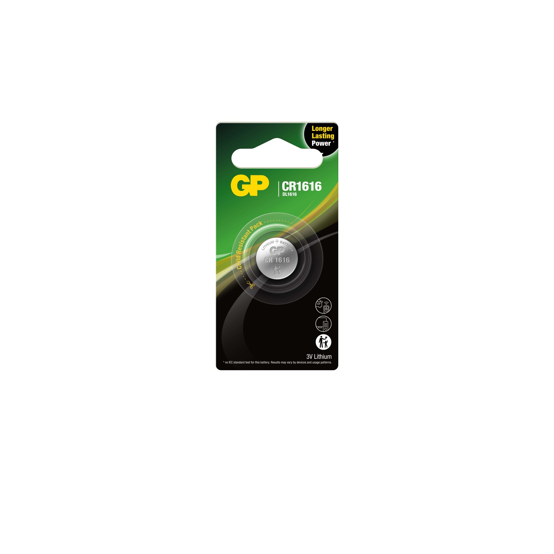 GP CR1616 Pack of 1