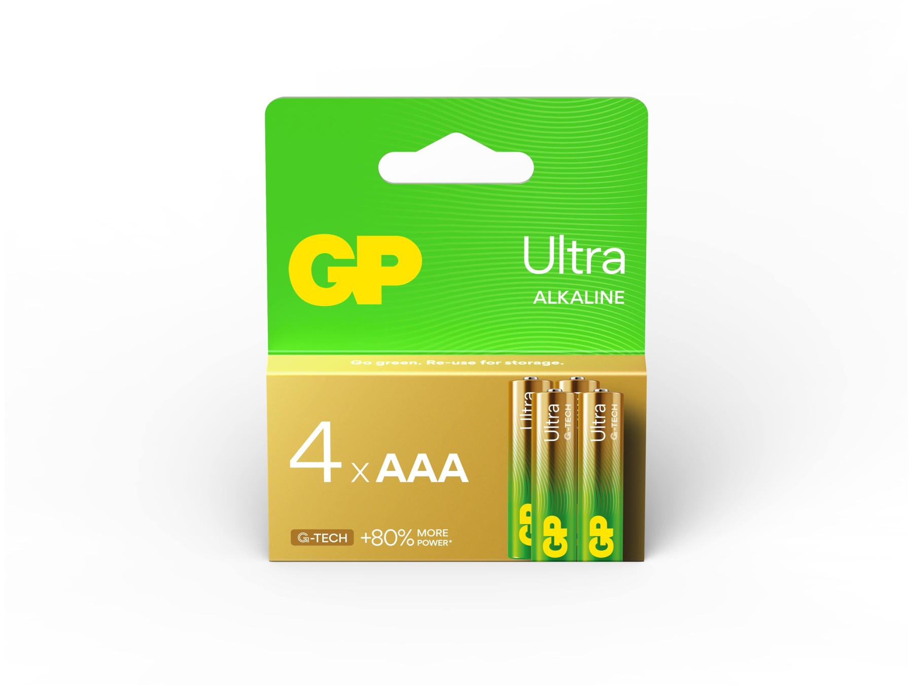 GP Ultra Alkaline AAA Pack of 4