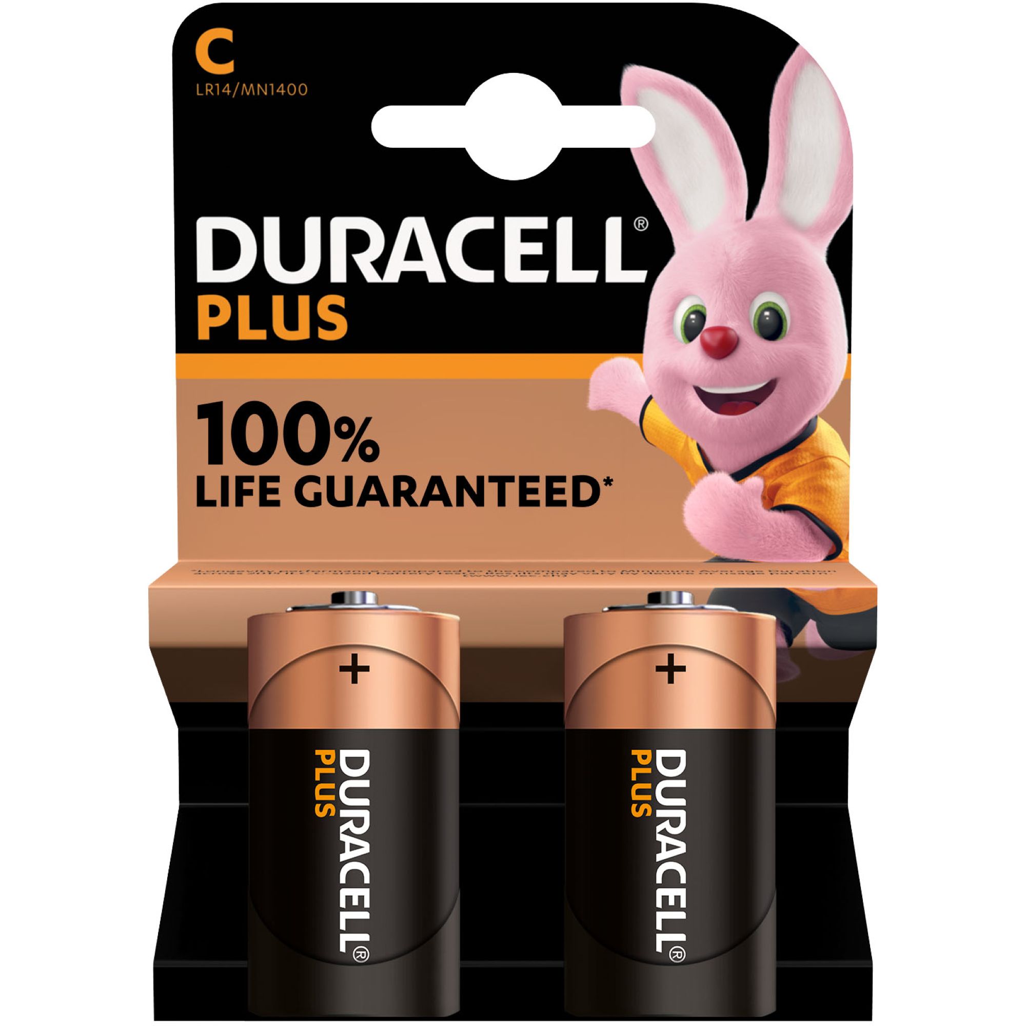 Duracell Plus Power C Pack of 2