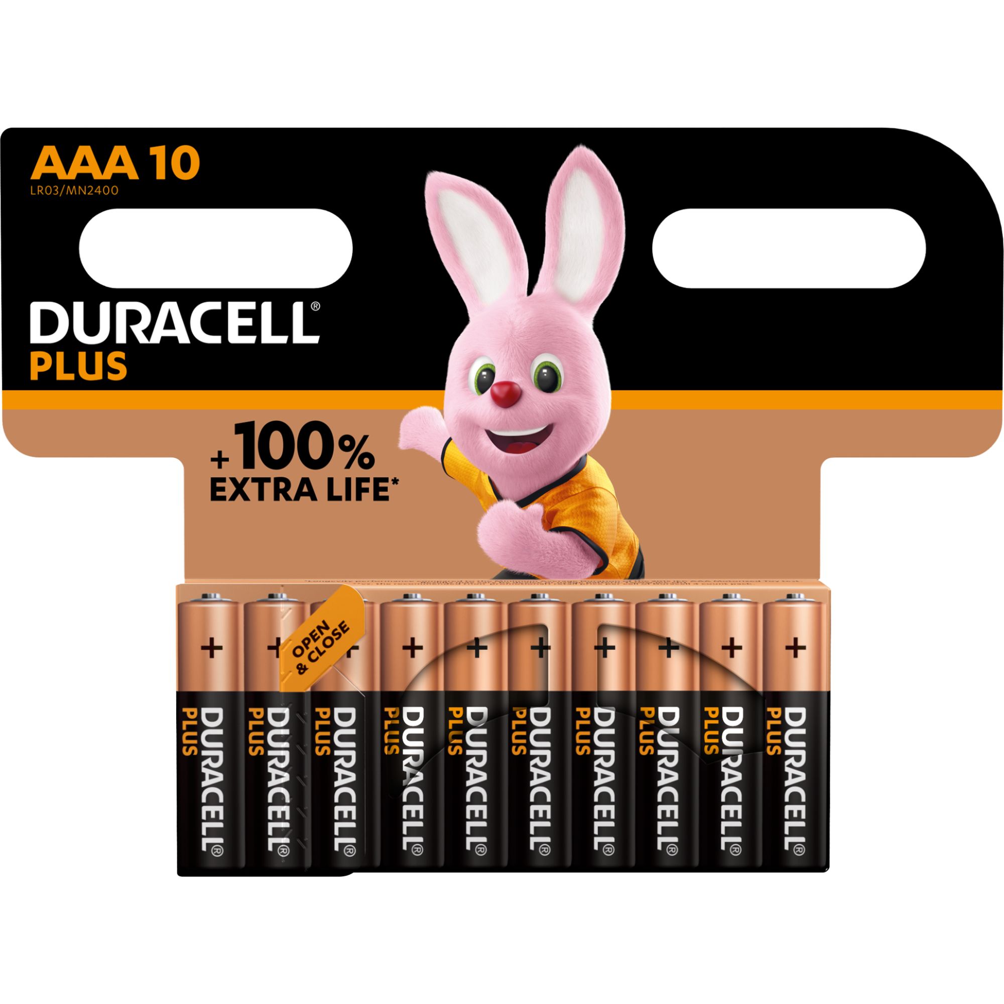 Duracell Plus Power AAA Pack of 10