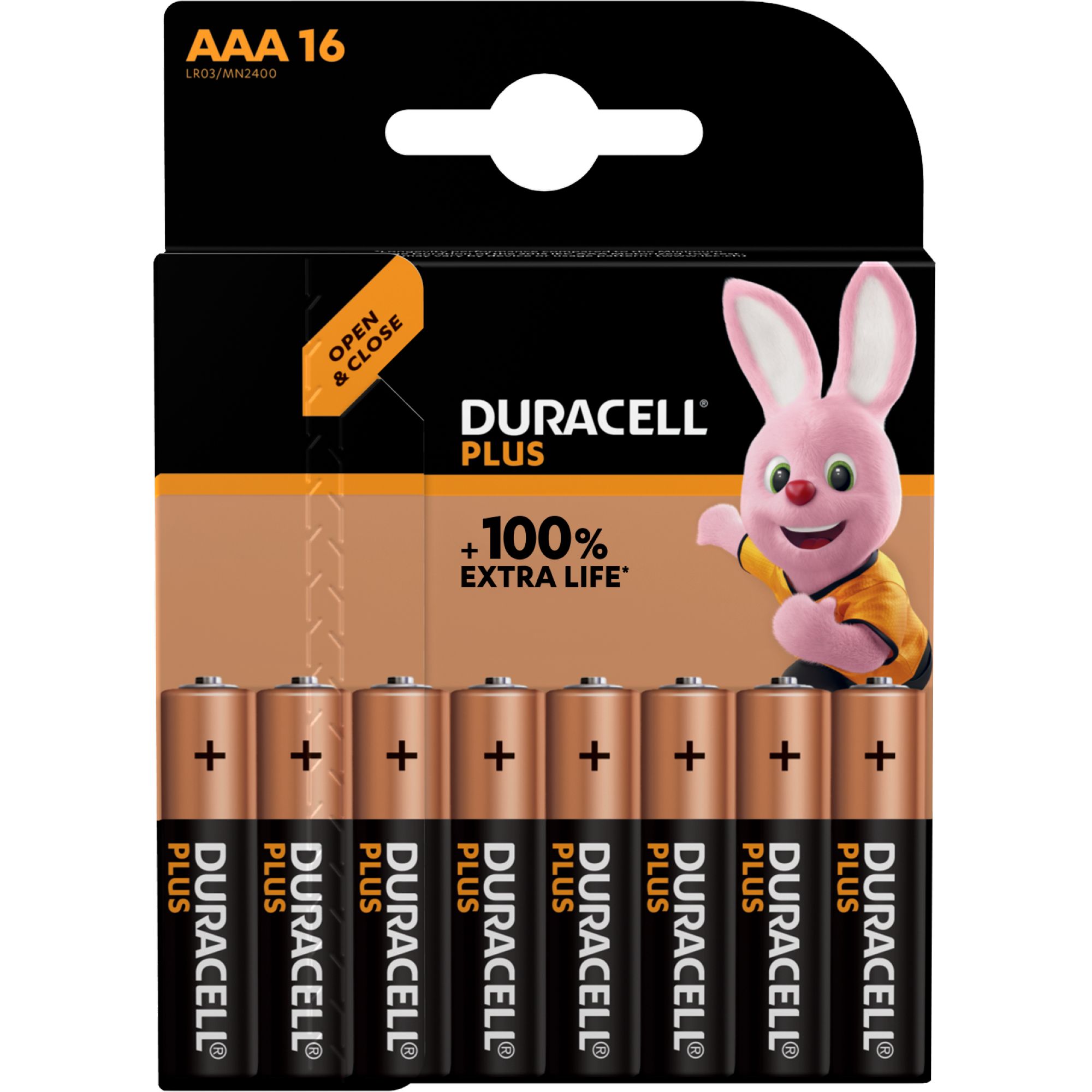 Duracell Plus Power AAA Pack of 16