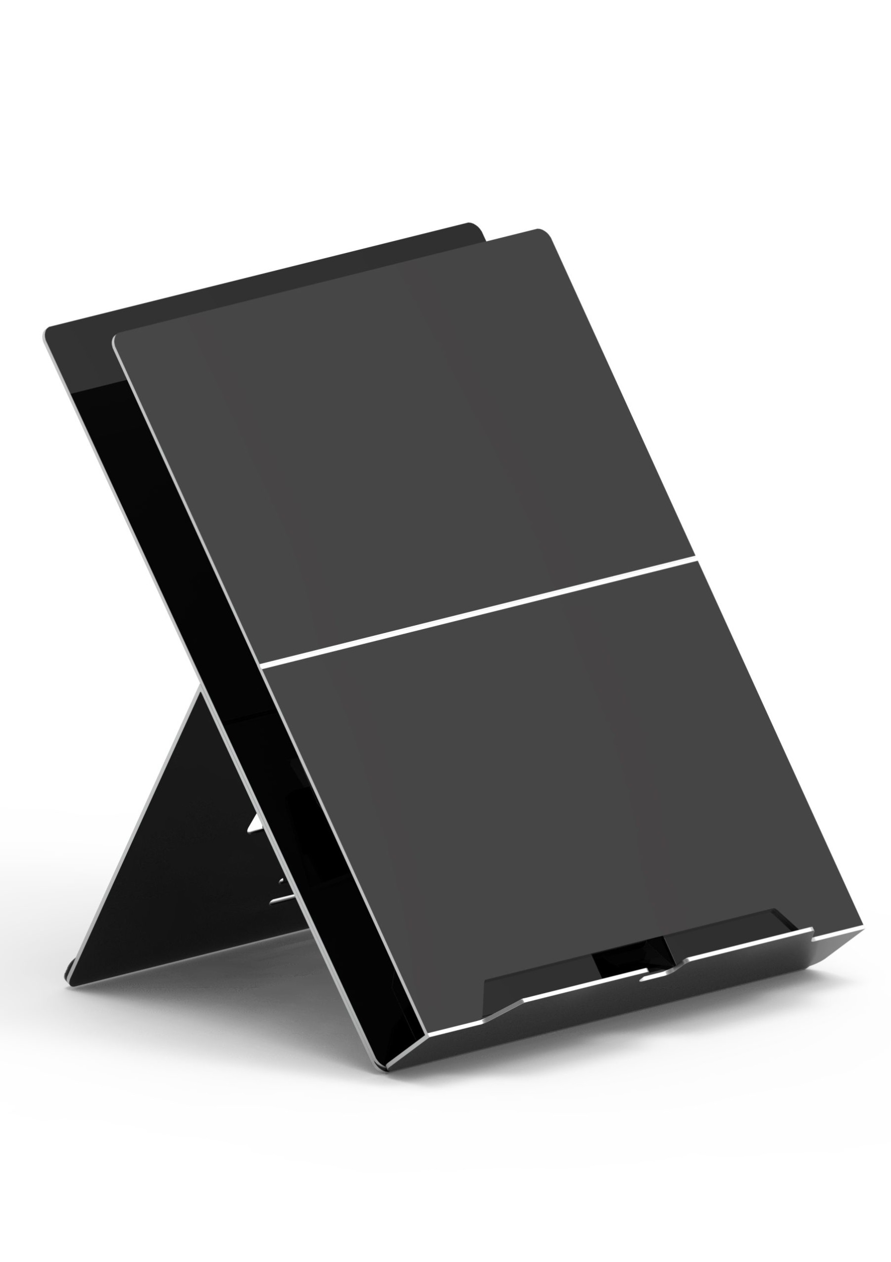 standivarius ETRA Premium Ergonomic Laptop Stand with Pivotable Document Holder | Pack of 1 |  Black
